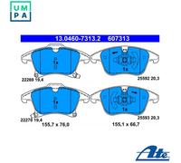 ATE Brake Pad Set 13.0460-7313.2 - for FORD MONDEO V (Saloon, Hatchback), S-MAX, GALAXY III ECOBOOST