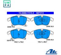 ATE Brake Pad Set 13.0460-7313.2 - for FORD MONDEO V (Saloon, Hatchback), S-MAX, GALAXY III ECOBOOST