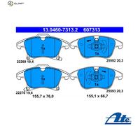 Brake pads 13.0460-7313.2 ATE for FORD MONDEO V Saloon MONDEO V Hatchback S-MAX