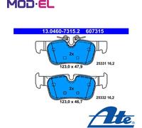 BRAKE PAD SET DISC BRAKE 13.0460-7315.2 FOR BMW X1/F48/Van X2/F39 i3/I01 MINI
