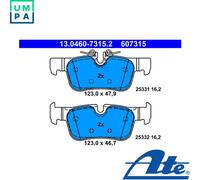 BRAKE PAD SET DISC BRAKE 13.0460-7315.2 FOR BMW X1/F48/Van X2/F39 i3/I01 MINI