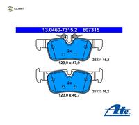 Brake pads 13.0460-7315.2 ATE for BMW MINI