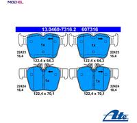 New Brake Pad Set, disc brake for MERCEDES-BENZ:GLC,W205,A205,C205,S205