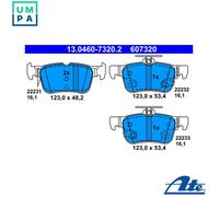 Brake Pad Set, disc brake for FORD FORD USA:EDGE,S-MAX,KUGA II,ESCAPE II