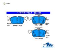 BRAKE PAD SET DISC BRAKE 13.0460-7320.2 FOR FORD USA T9CE/T9CF/T8CM/T8CC 2.0L