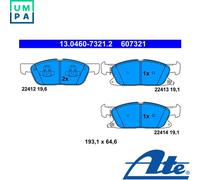 ATE 13.0460-7321.2 Brake pad set
