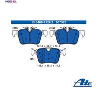 ATE 13.0460-7326.2 Brake pad set