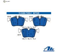 ATE 13.0460-7326.2 Brake pad set