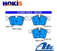 Brake pads 13.0460-7326.2 ATE for LAND ROVER VOLVO JAGUAR