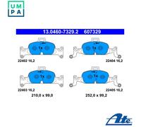 Brake pads 13.0460-7329.2 ATE for AUDI A4 B9 A4 B9 Avant A4 Allroad B9 A5 Q5