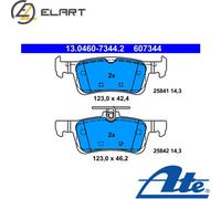 ATE 13.0460-7344.2 Brake pad set