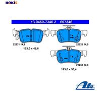 ATE 13.0460-7346.2 Brake pad set