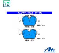 BRAKE PAD SET DISC BRAKE 13.0460-7349.2 FOR MINI BMW X2/F39 B48 A20 E 2.0L 4cyl