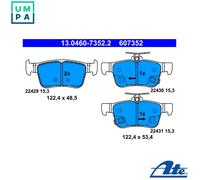 ATE 13.0460-7352.2 Brake pad set