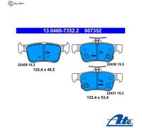 ATE 13.0460-7352.2 Brake pad set