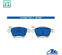 ATE 13.0460-7367.2 Brake pad set