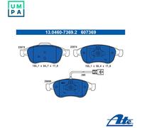 ATE 13.0460-7369.2 Brake pad set