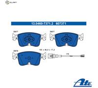 ATE 13.0460-7371.2 Brake pad set