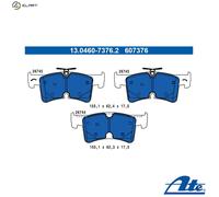 ATE 13.0460-7376.2 Brake pad set