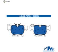 BRAKE PAD SET DISC BRAKE 13.0460-7378.2 FOR BMW 5/G60/G90/G68 0.0L 0cyl B47D20