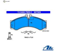 ATE 13.0460-7909.2 Brake pad set