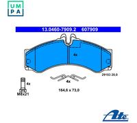 ATE 13.0460-7909.2 Brake pad set
