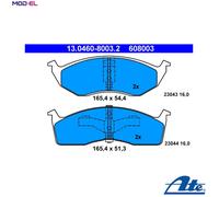 Brake pads 13.0460-8003.2 ATE for CHRYSLER VISION NEON NEW YORKER TACUMA Mk II