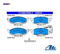 ATE Brake pad set 13.0460-8004.2 incl. wear warning contact with accessories MERCEDES-BENZ: ML-Class