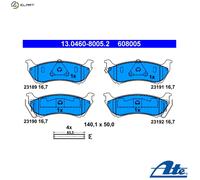 ATE Brake Pad Set 13.0460-8005.2 - Disc Brake Pads for Mercedes-Benz M-Class