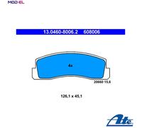 ATE 13.0460-8006.2 Brake pad set