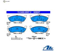 Brake pads 13.0460-8007.2 ATE for MERCEDES-BENZ M-CLASS