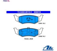 ATE 13.0460-8010.2 Brake pad set