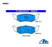BRAKE PAD SET DISC BRAKE 13.0460-8010.2 FOR CHRYSLER NEON/II PT/CRUISER/Combi