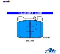 ATE 13.0460-9028.2 Brake pad set