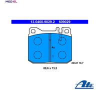 ATE Brake pad set excl. wear warning contact 13.0460-9029.2 Brake pads,Brake pad set, disc brake MERCEDES-BENZ,Stufenheck (W123)