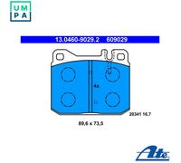 Brake pads 13.0460-9029.2 ATE for MERCEDES-BENZ 123 Saloon 123 T-Model S-CLASS