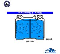 BRAKE PAD SET DISC BRAKE 13.0460-9033.2 FOR MERCEDES-BENZ M119.971/981 4.2L 8cyl