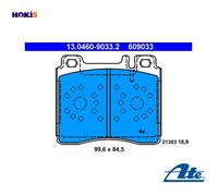 FRONT BRAKE PAD SET DISC BRAKE FITS: MERCEDES-BENZ S-CLASS S 350 TURBO-D /S 2