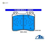 FRONT BRAKE PAD SET DISC BRAKE FITS: MERCEDES-BENZ S-CLASS S 350 TURBO-D /S 2