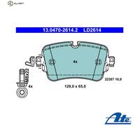 ATE 13.0470-2614.2 Brake pad set
