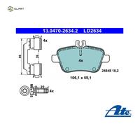 ATE 13.0470-2634.2 Brake pad set