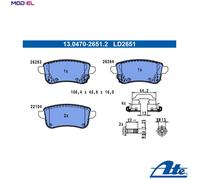 ATE 13.0470-2651.2 Brake pad set