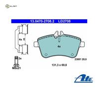 Brake pads 13.0470-2708.2 ATE for MERCEDES-BENZ A-CLASS B-CLASS Sports Tourer