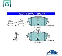 Brake pads 13.0470-2710.2 ATE for MINI BMW