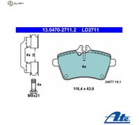 ATE Brake Pads 13.0470-2711.2 for Mercedes-Benz A-Class B-Class Sports Tourer M266.960 2.0L 4cyl