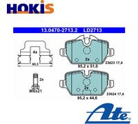 Brake pads 13.0470-2713.2 ATE for MINI BMW