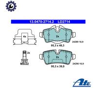 ATE 13.0470-2714.2 Brake pad set