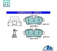 Brake pads 13.0470-2714.2 ATE for MINI MINI MINI Roadster MINI Convertible