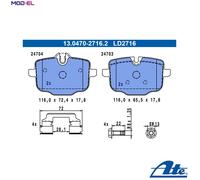BRAKE PAD SET DISC BRAKE 13.0470-2716.2 FOR BMW 5/G30/F90/G31/F11 0.0L 0cyl 2.0L