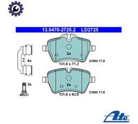 BRAKE PAD SET DISC BRAKE 13.0470-2725.2 FOR MINI COUNTRYMAN/COOPER PACEMAN 2.0L